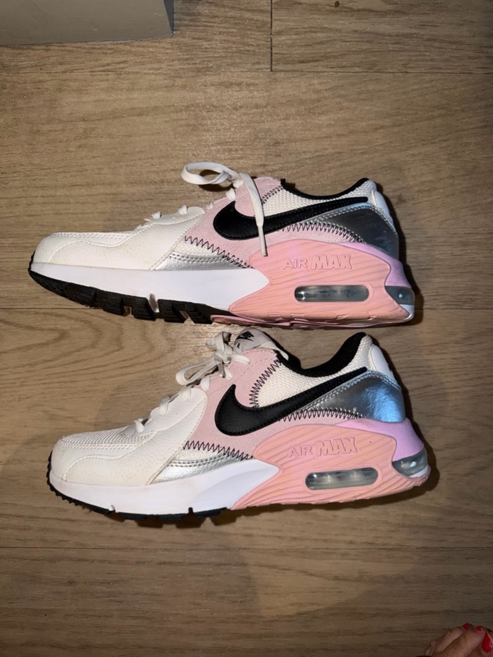 Nike Women's Air Max Sneakers - Pink/White/Black